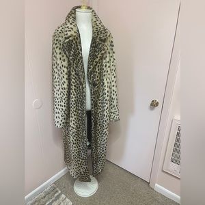 Leopard “fur” coat XL